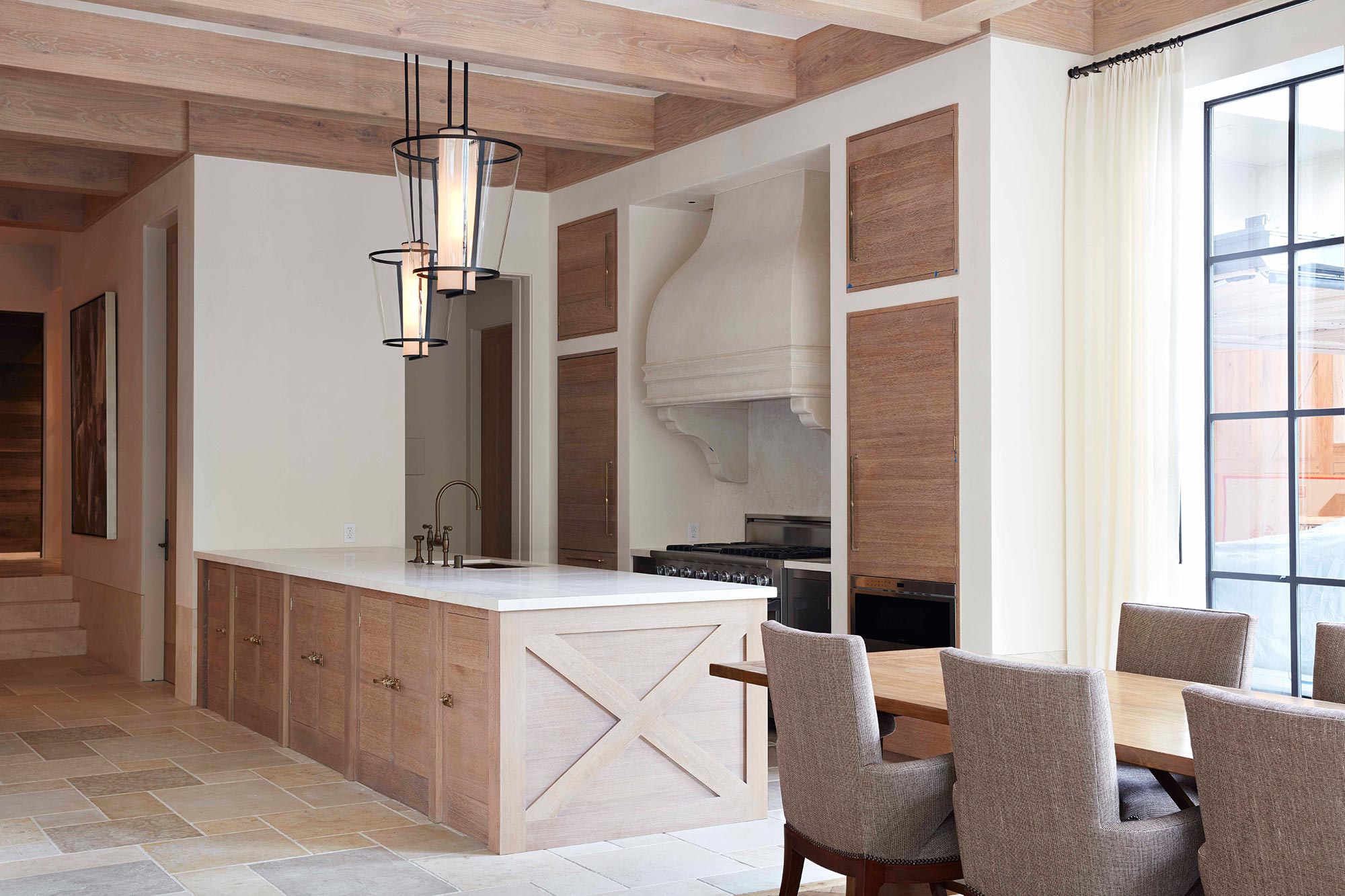 Woodworking custom kitchen